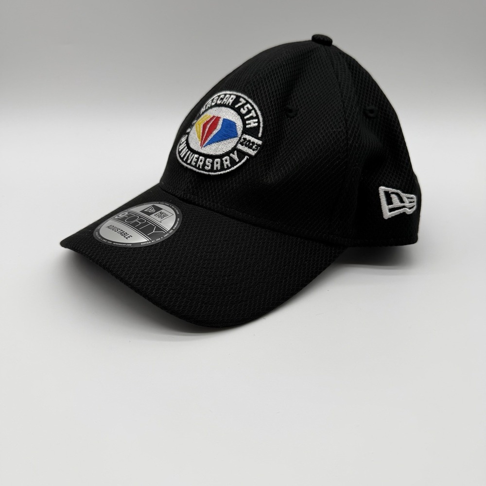 New Era NASCAR 75th Anniversary 9FORTY Snapback Hat Black Ryan Blaney Champion
